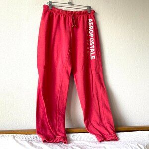 Aeropostale red jogger style sweatpants Women's Medium